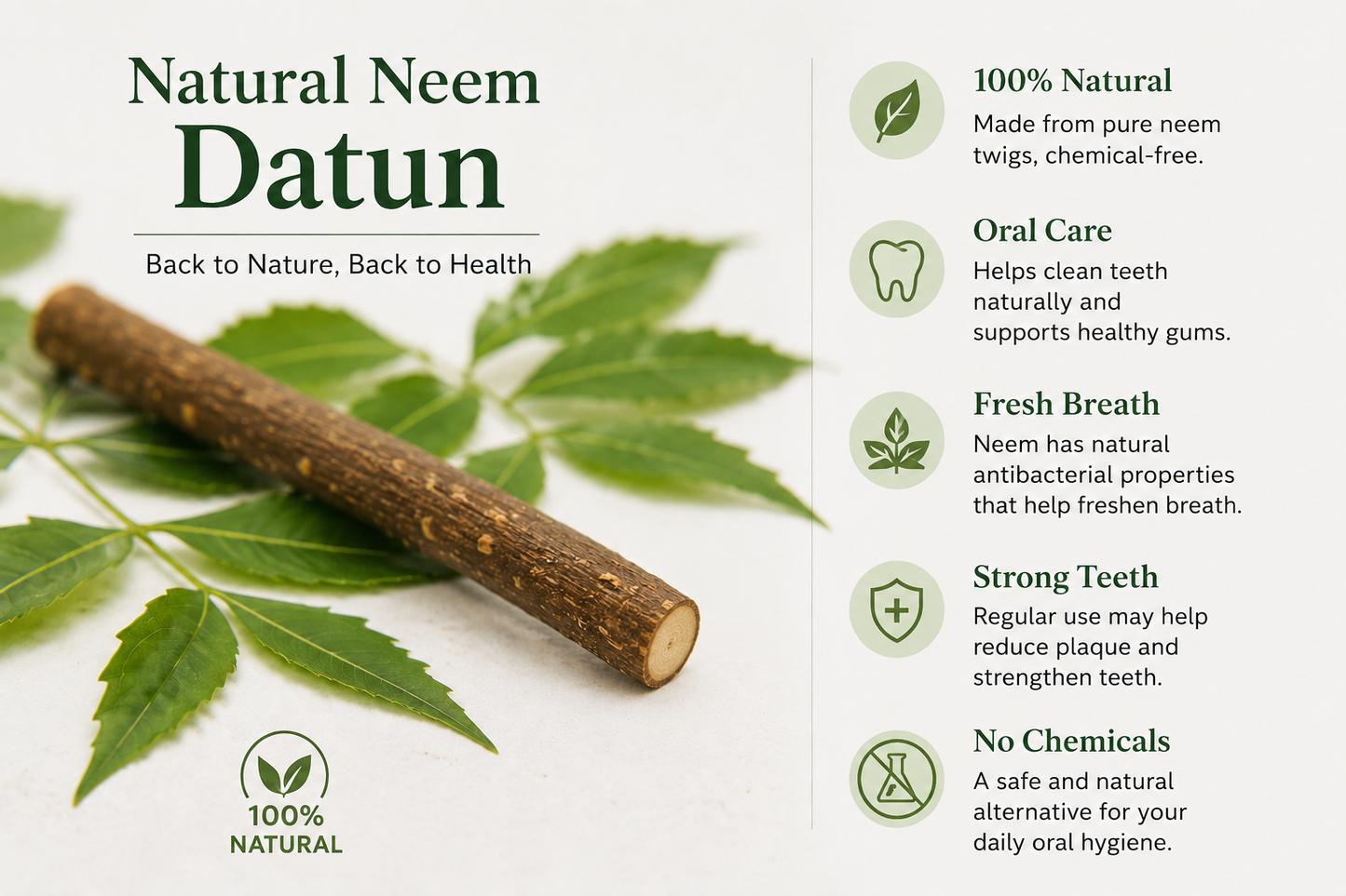 Natural Neem Datun